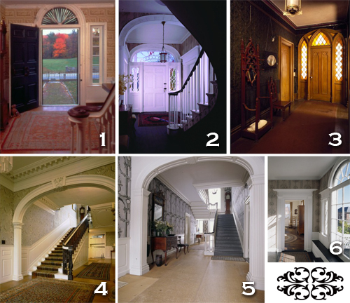 Hallways in historic New England homes. All photos courtesy of historicnewengland.org